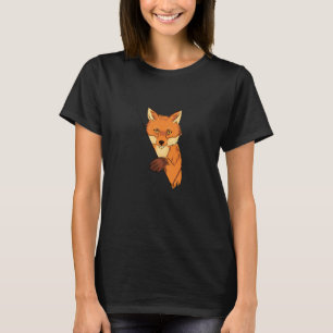 T-shirt Fox Motif