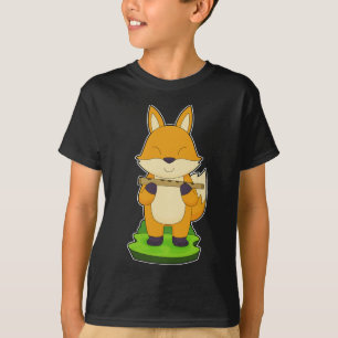 T-shirt Fox Musicien Flute Musique