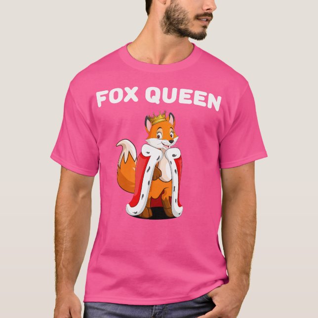 T-shirt Fox Queen Girls Fox Fox Fox (Devant)
