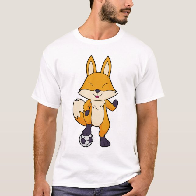 T-shirt Fox Soccer player Soccer (Devant)