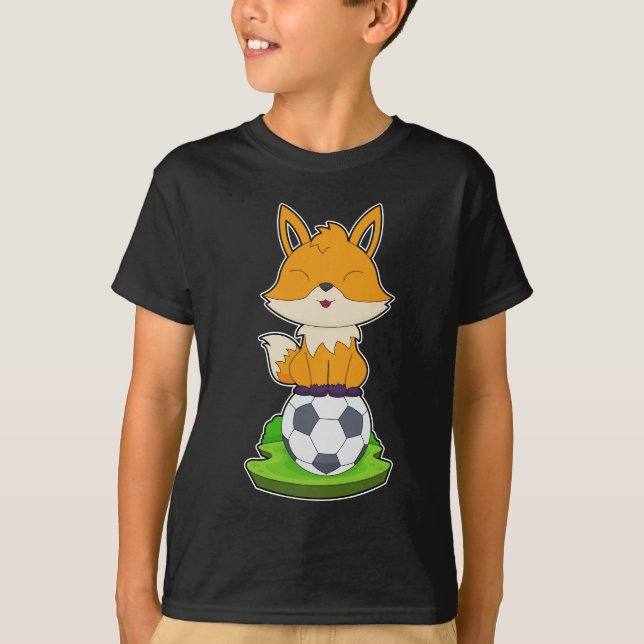 T-shirt Fox Soccer player Soccer (Devant)