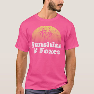 T-shirt Fox Sunshine Et Renards