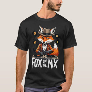 T-shirt Fox sur le DJ Mix Retro