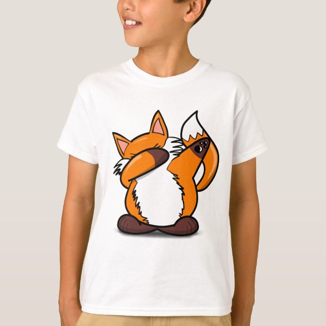 T-shirt Fox tamponnant (Devant)
