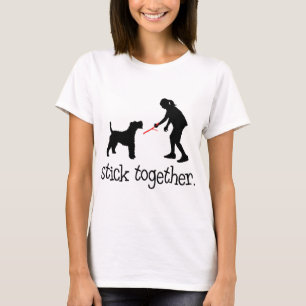 T-shirt Fox Terrier de fil
