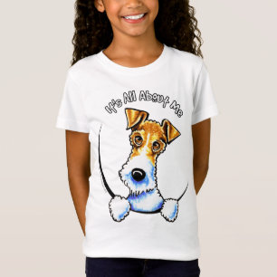 T-Shirt Fox Terrier de fil son tout environ j'IAAM