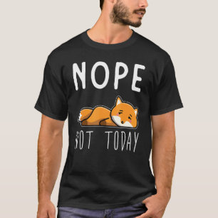 T-shirt Fox Tired Lazy Fox