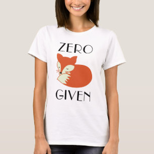 T-shirt Fox zéro donné