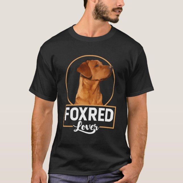 T-shirt Foxred Redfox Labrador Retriever Fox Red (Devant)