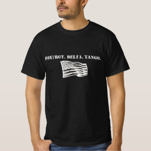 T-shirt Foxtrot Delta Tango FDT Anti Trump