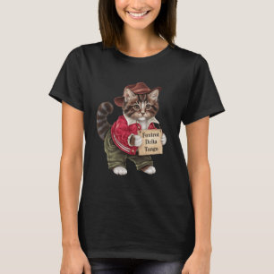 T-shirt Foxtrots Delta Tangos Résistent Chat Forêt Nationa