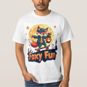 T-shirt Foxy Fun Halloween Skate Tee