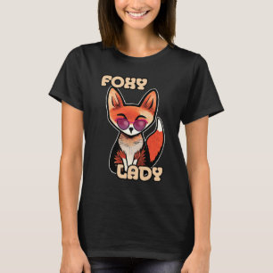 T-shirt Foxy Lady   Renard Mignon