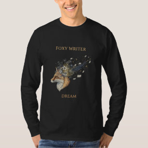 T-shirt Foxy Writer Rêve Céleste Renard Fantaisiste & Co