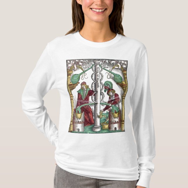 T-shirt Foyer de distillation en Alchimie (Devant)