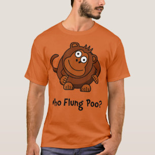 T-shirt Fpoumon de singe Poo drôle