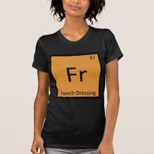 T-shirt Fr - Tableau périodique de la chimie de la dégusta