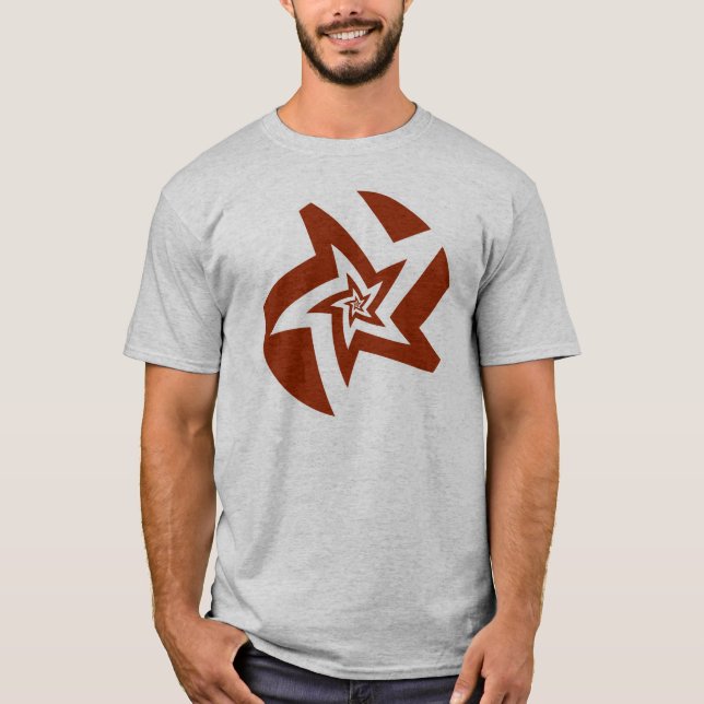 T-shirt Fractale d'étoile (Devant)