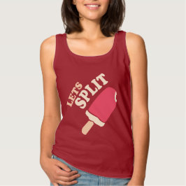 T-shirt Fractionner la crème glacée été fraise fraise