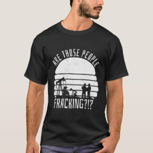 T-shirt Fracture de forage d'huile