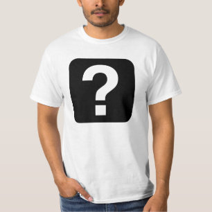 T - Shirt, Fragezeichen im Quadrat T-Shirt
