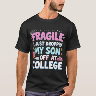T-shirt FRAGILE - Émotionnel, mais drôle collège parent Te