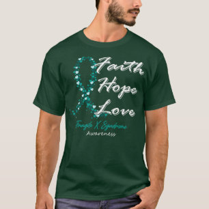 T-shirt Fragile X Syndrome Sensibilisation Foi Espoir Amou