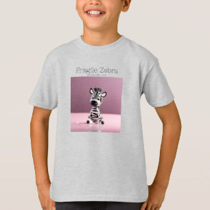 T-shirt Fragile Zebra : Manipuler avec soin