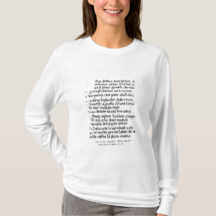 T-shirt Fragment Divina Commedia de Dante de '
