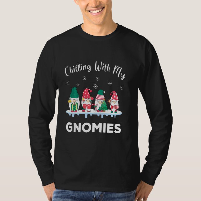 T-shirt Fraîcheur avec mes nomies Drôle Pamajas de Noël F (Devant)