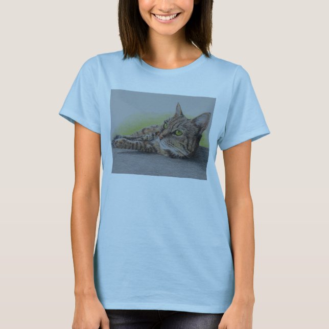 T-shirt frais de chat (Devant)