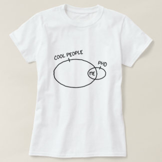 T-shirt frais de PhD (couleur claire)