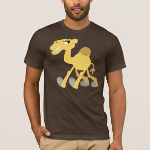 T-shirt frais et mignon de chameau de bande