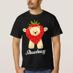 T-shirt Fraise Bear Berry Puns Valentine's