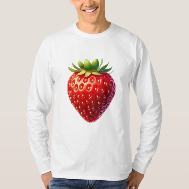 T-shirt Fraise cassée (Devant)