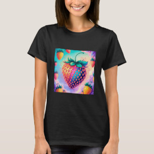 T-shirt Fraise colorée