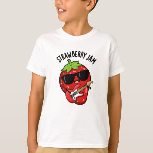 T-shirt Fraise confiture Funky Fruit Pun