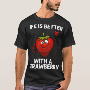 T-shirt Fraise cool Pour Hommes Fruits Fruit Fraises B