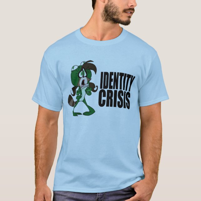 T-shirt Fraise de raton laveur de grenouille : Crise (Devant)