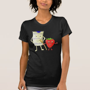 T-shirt Fraise drôle et art original crème d'amour de