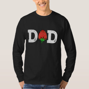T-shirt Fraise papa Fruit Lover Fête des pères fruitaire
