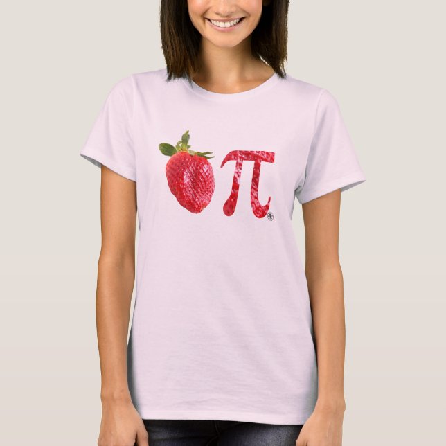 T-shirt fraise pi (Devant)