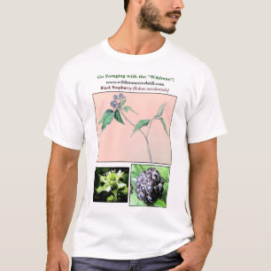 T-shirt Framboise noire sauvage