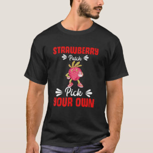T-shirt Framboise sucrée Patch fraise sucrée