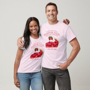 T-shirt Frambole à tarte aux fraises Boulangerie à crème é