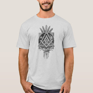 T-shirt Franc-maçon vintage maçonnique de maçon de T-sh