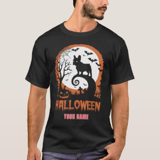T-shirt Français Bulld0g Et Lune Drôle Halloween Personnal