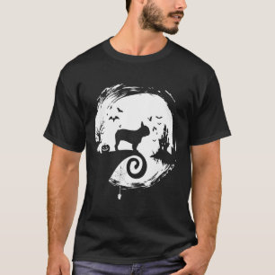 T-shirt Français Bulldog Costume Lune Déplaisant