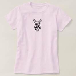 T-shirt Français Bulldog Main Drake Digital Shadow Art