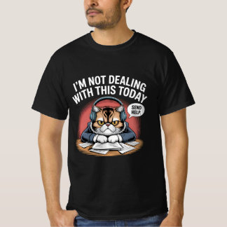 T-shirt "Français grincheux : Trop français pour sourire T